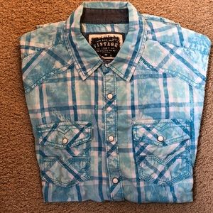 Buckle Pearl Snap Shirt